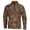 NATURAL GEAR LAYERING FLEECE 1/4 ZIP PULLOVER