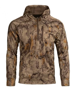 Bmtoutdoors Jackets NATURAL GEAR FULL DRAW 1/4 ZIP HOODIE