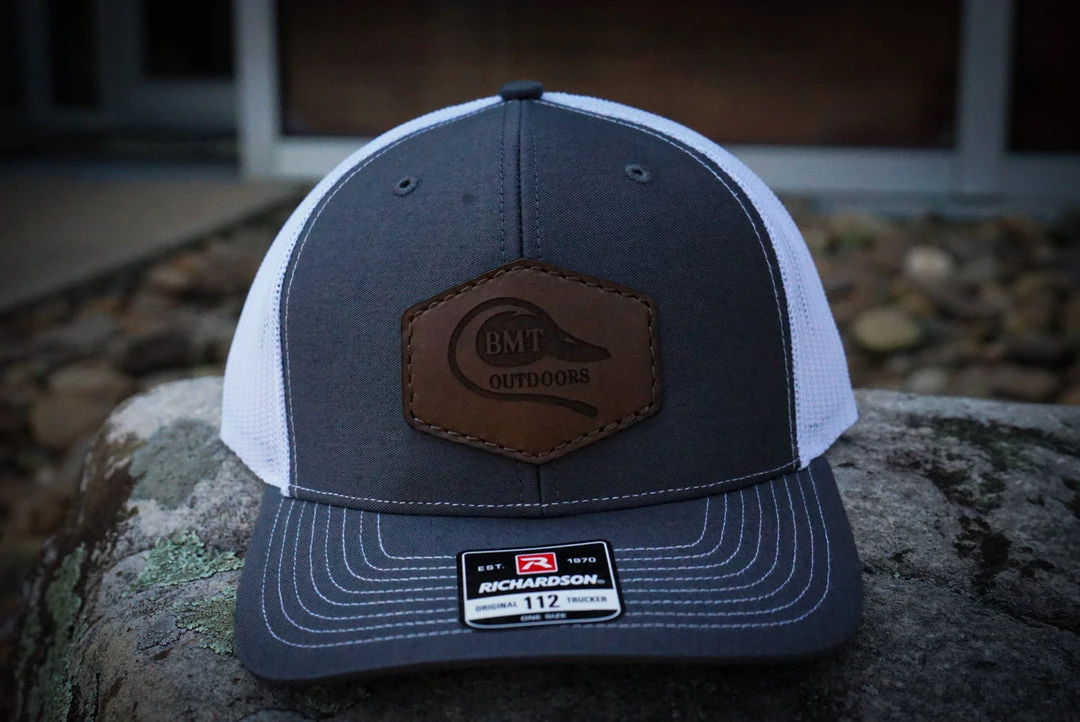 Bmtoutdoors Hats BMT LEATHER PATCH HAT 4 Bmtoutdoors Hats BMT LEATHER PATCH HAT