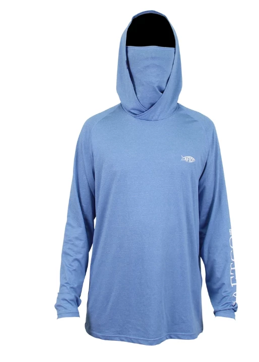 Bmtoutdoors AFTCO YUREI AIROMESH® HOODED LS PERFORMANCE SHIRT Fishing Apparel 3 Bmtoutdoors AFTCO YUREI AIROMESH® HOODED LS PERFORMANCE SHIRT Fishing Apparel